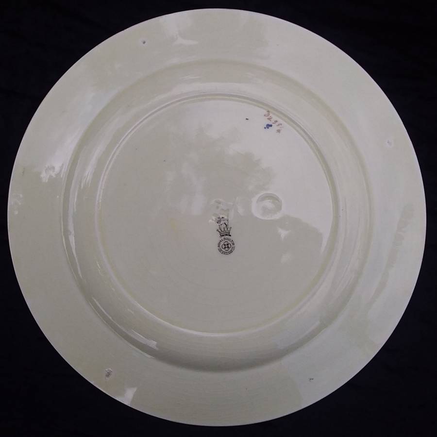 Collectable wall decor-Royal Doulton-England-Sailboat Scenery/D25514. 1901-22 hand painted