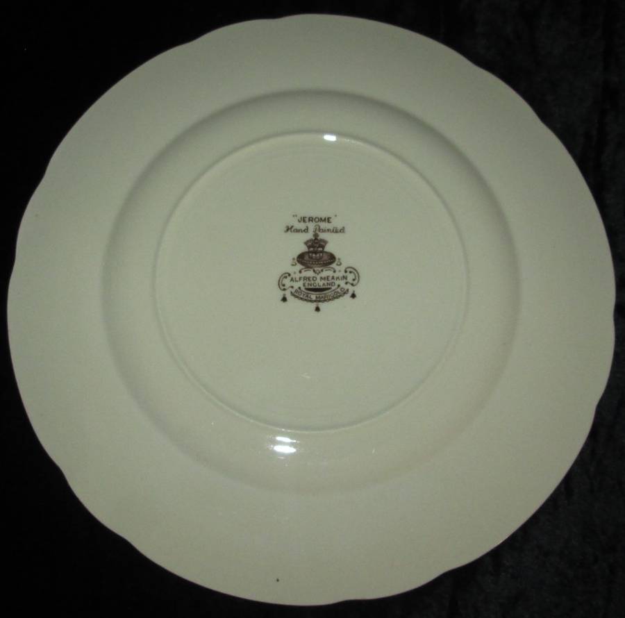 Wall Decor-Display Plate-Alfred Meakin England Royal Marigold `JEROME`-Hand Painted