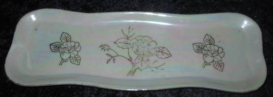 Home Decor-Luster Ware Tray 20cm in length