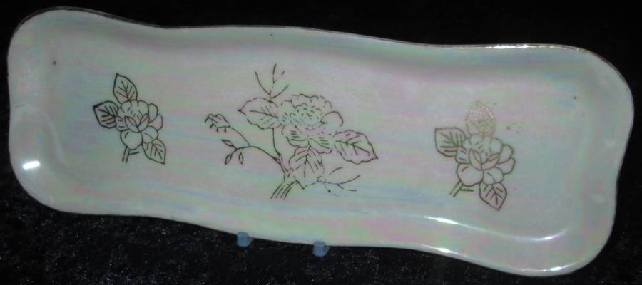 Home Decor-Luster Ware Tray 20cm in length