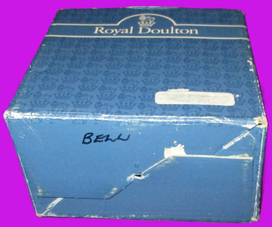 Home Decor-Kitchen Ware-1990 Royal Doulton Bowl in A Box-Sleighride Bone China H5166