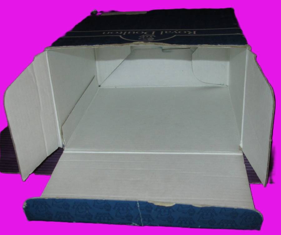 Home Decor-Kitchen Ware-1990 Royal Doulton Bowl in A Box-Sleighride Bone China H5166