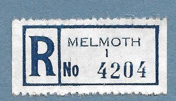 Registration Label-Melmoth 1 -R 4204