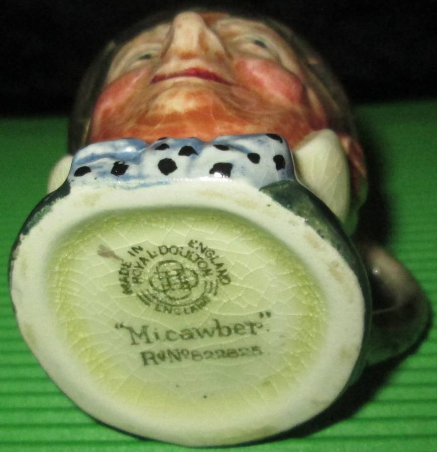Home Decor-Royal Doulton Toby Jug-Micawber-No822825