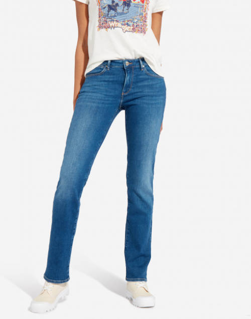 100% Original Ladies Wrangler Straight Fit Jeans - W27 L32