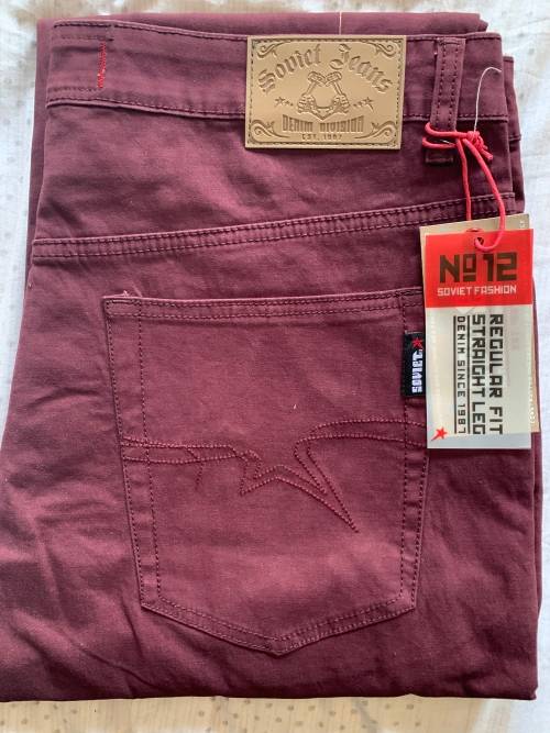 100% Original Soveit Mens Regular fit Trousers Chino - Size W36 L34