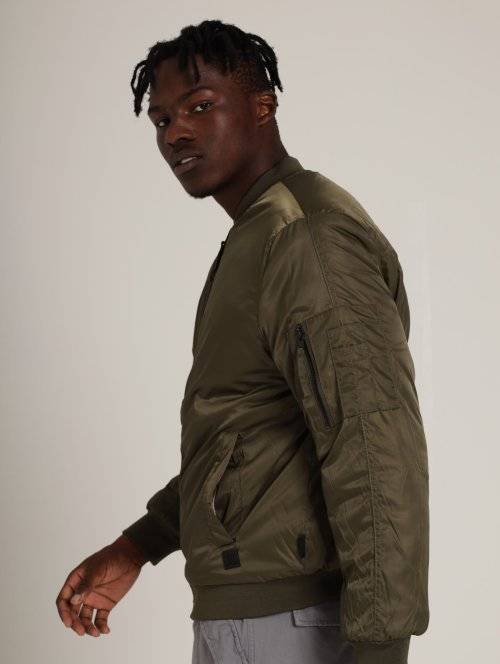 J-Exchange Men`s Bomber  Jacket - Size L