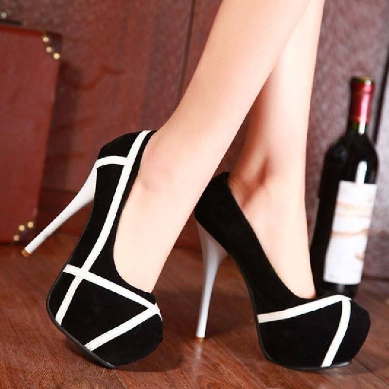 ELEGANT  High Heels Ladies Inside Platform Mix Color Shoes ***FAST PLUS GLOBAL SHIPPING**