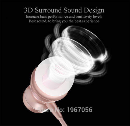 Fonge Magnetic Earphones Headphone Metal Headsets Hot Sale 3.5mm Super Bass Stereo Earbuds With Mic