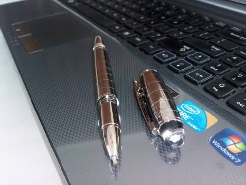 Luxury Silver Checker HOT Rollerball Pen Crystal Top Metal Roller ball Pens