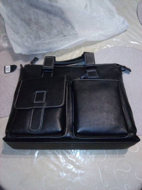 Genuine Leather Laptop Bag