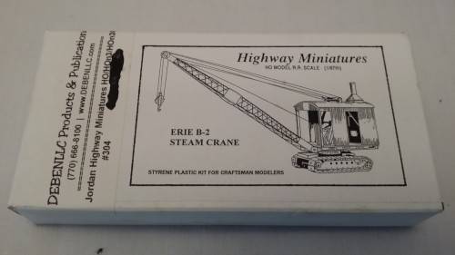 Highway Miniatures Erie B2 Steam Crane model kit