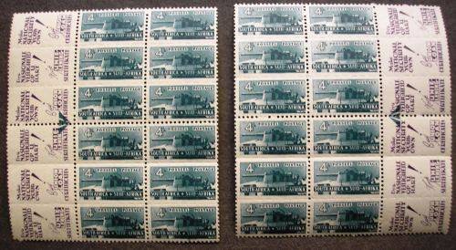 UNION WARS BANTAMS - 4d ARROW BLOCKS WITH TABS - MNH  - R1700+++ CATALOGUE VALUE.