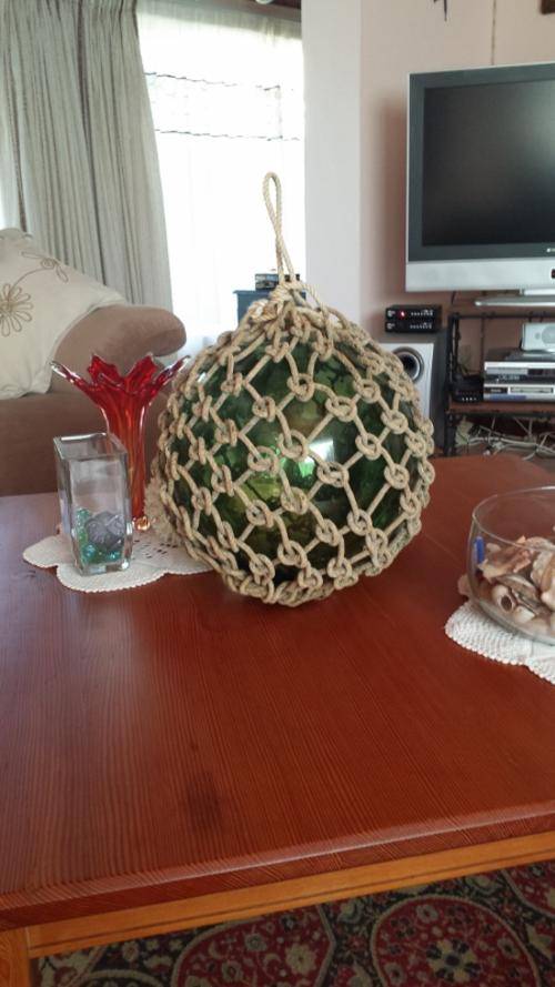 Rare Vintage Japanese Long Line Glass Float