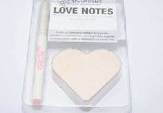 Edible! Love Notes with 1000 meters Lilac Ink
