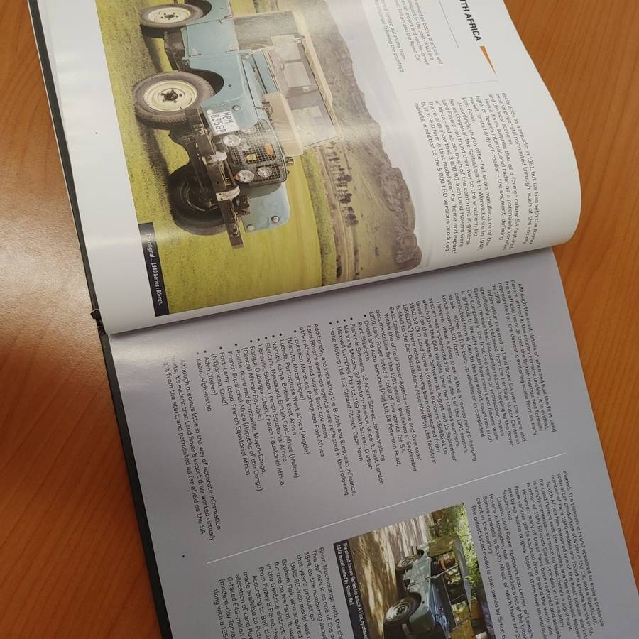 Land Rover South Africa Hard Cover Book