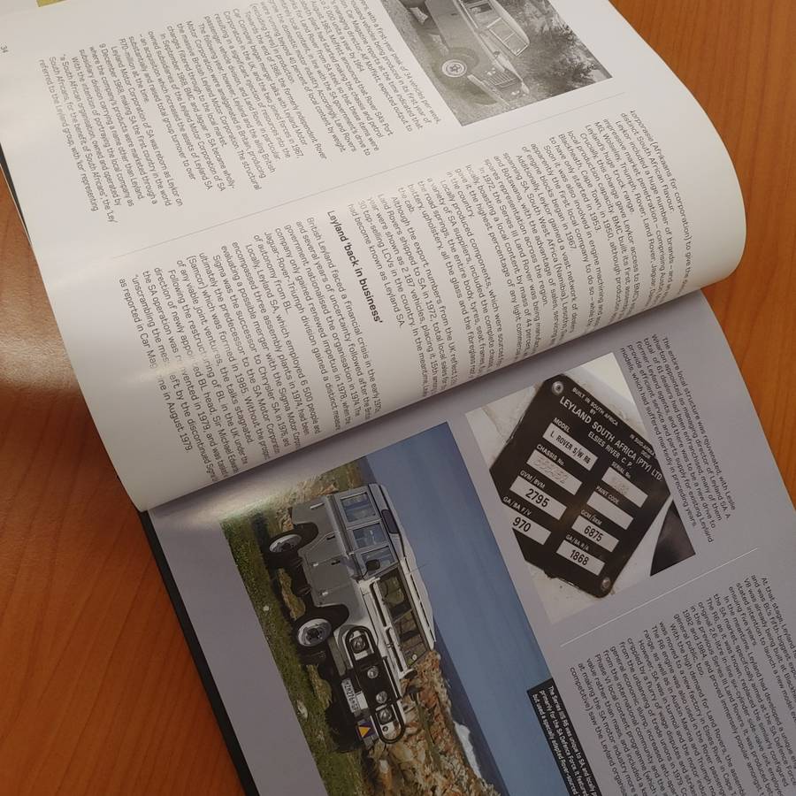 Land Rover South Africa Hard Cover Book