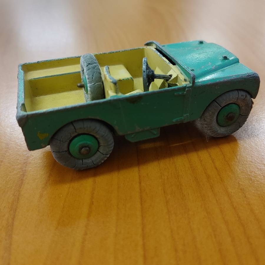 VINTAGE DINKY TOYS SERIES 1 LAND ROVER DIECAST MODEL CAR GREEN 1950