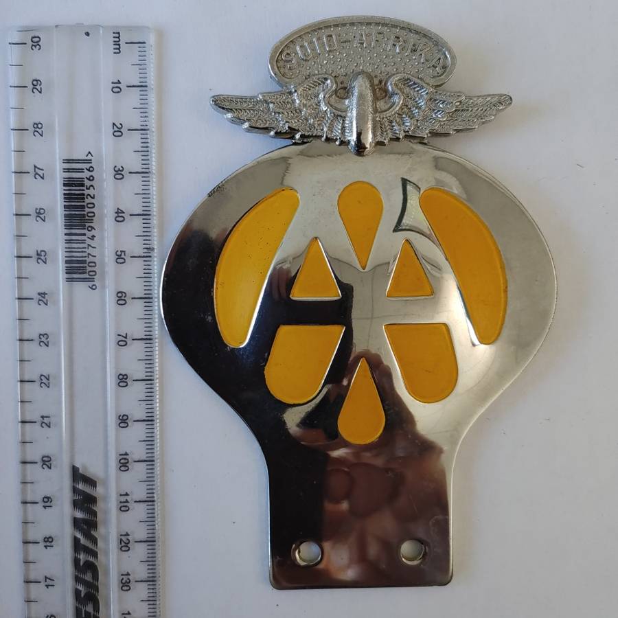 Vintage AA Car Badge