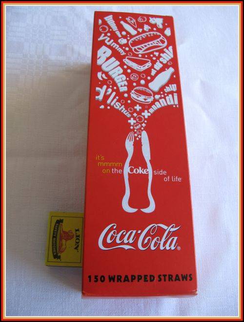 Coca-Cola 150 wrapped straws