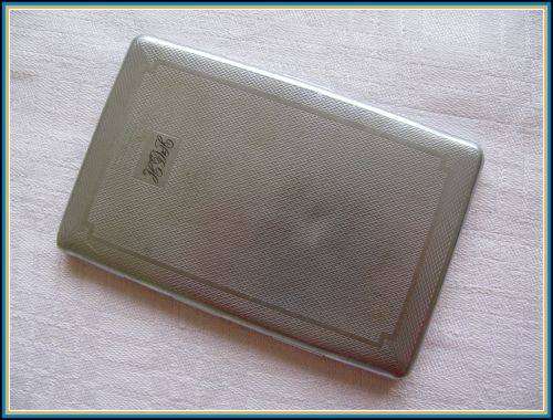 Vintage monogrammed cigarette case