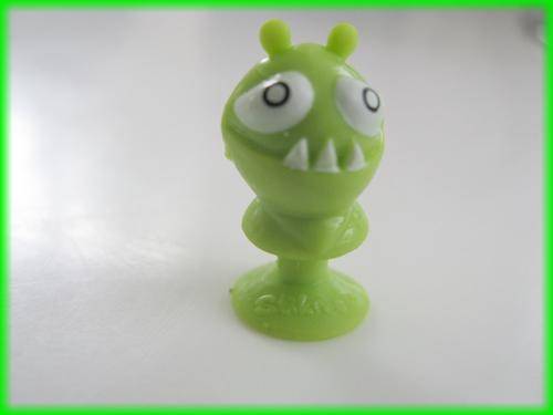 Stikeez Green toothy monster