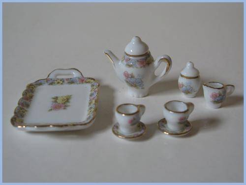 TEA for TWO Doll house Miniature 1/12 scale. NEW !!! Shipping R28 only.