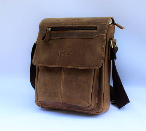 Genuine Full Grain Cow-Hide Messenger Bag
