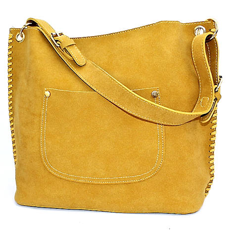 2 in 1 Faux Suede Tote Bag and Vanity