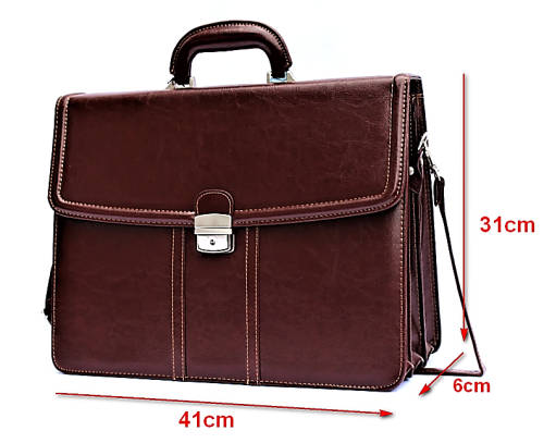 PU Leather  Executive Business Laptop  Briefcase