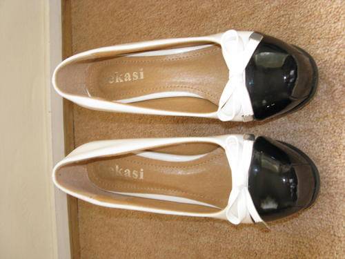 Platform Heels - Black & WHite