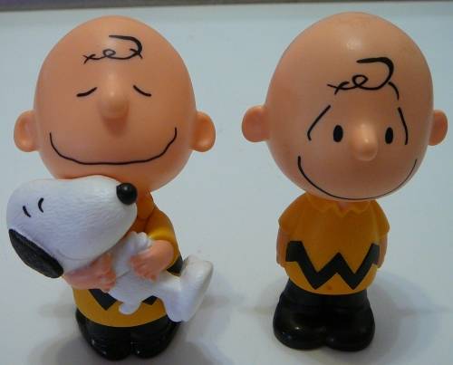 A Pair of Charlie Brown Figures