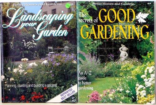 2 Magazines - Landscaping Your Garden by Robert Mann & The Secrets of Good Gardening an A-Z Guide