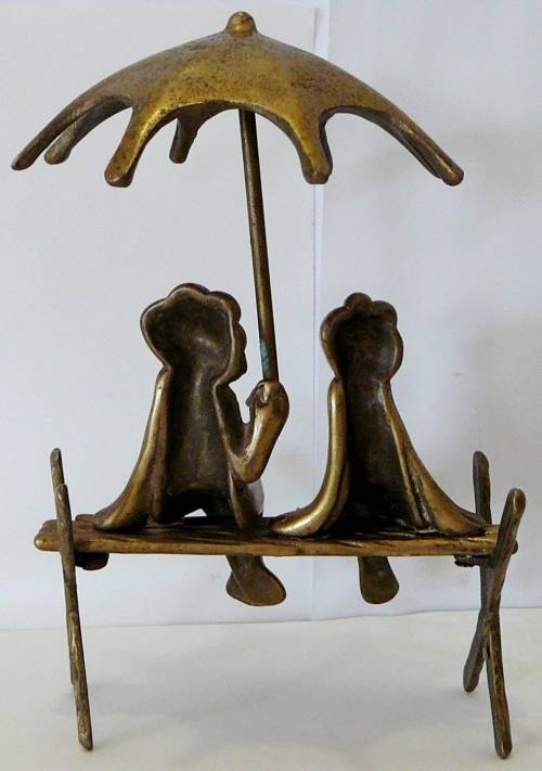 Brass Froggie Lovers