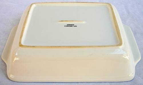 Oblong White Casserole Dish