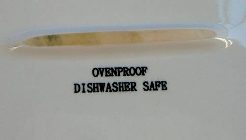 Oblong White Casserole Dish