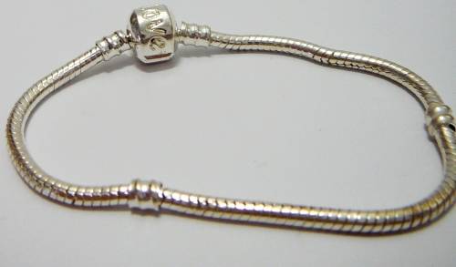 A Silver Plated Bracelet for beads