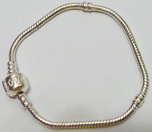 A Silver Plated Bracelet for beads