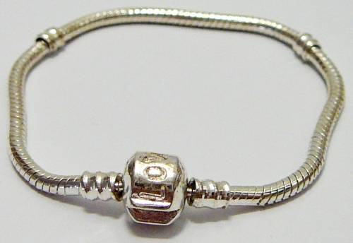 A Silver Plated Bracelet for beads