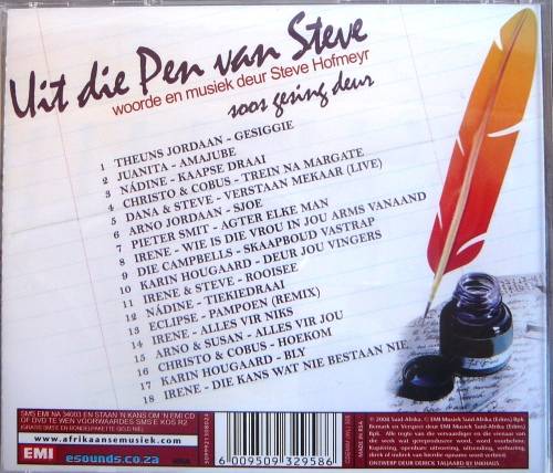 9 Assorted Steve Hofmeyr CD's