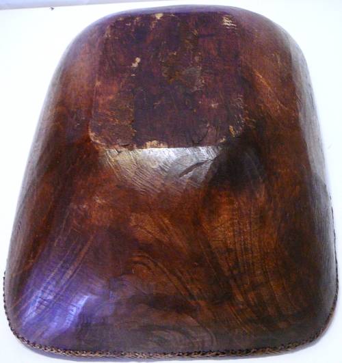 A Hand Carved Wooden Fruit Bowl