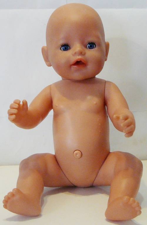 ZAPF Creations - Baby Born Doll in Stroller with A Bag of Clothing and a Potty