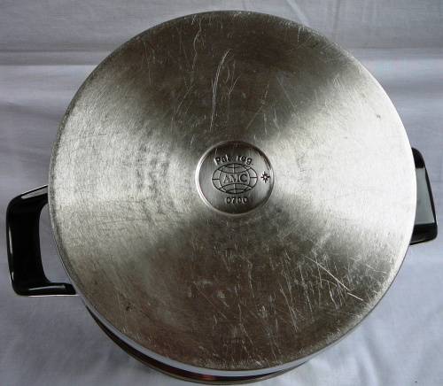A Selection of 3 AMC 24 cm Stainless Steel Pots