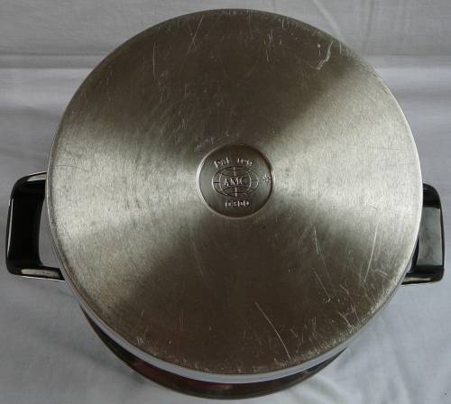 A Selection of 3 AMC 24 cm Stainless Steel Pots