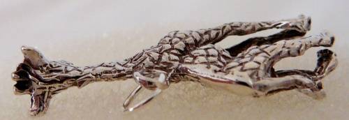 A Sterling Silver Charm - A Giraffe