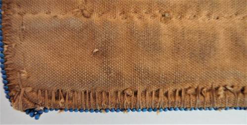 Another Stunning Hand Made Glass Bead on Canvas African Wall Hanging
