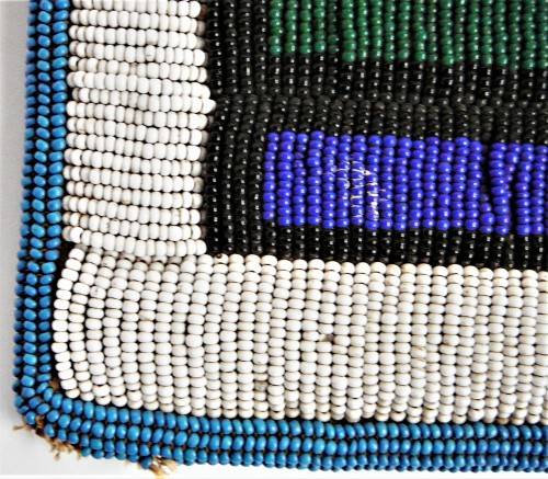 Another Stunning Hand Made Glass Bead on Canvas African Wall Hanging