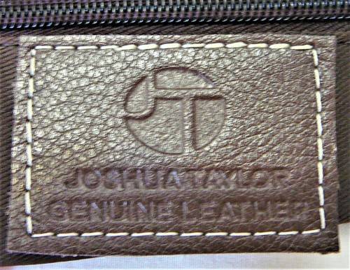 A Stylish Dark Brown Leather Handbag by Joshua Taylor