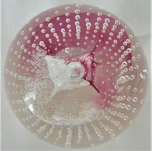 Pink Champagne - A Stunning Paperweight by Caithness