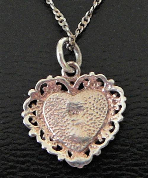 'Daddy's Little Girl' A very Cute Sterling Silver Necklace with Heart Shaped Pendant